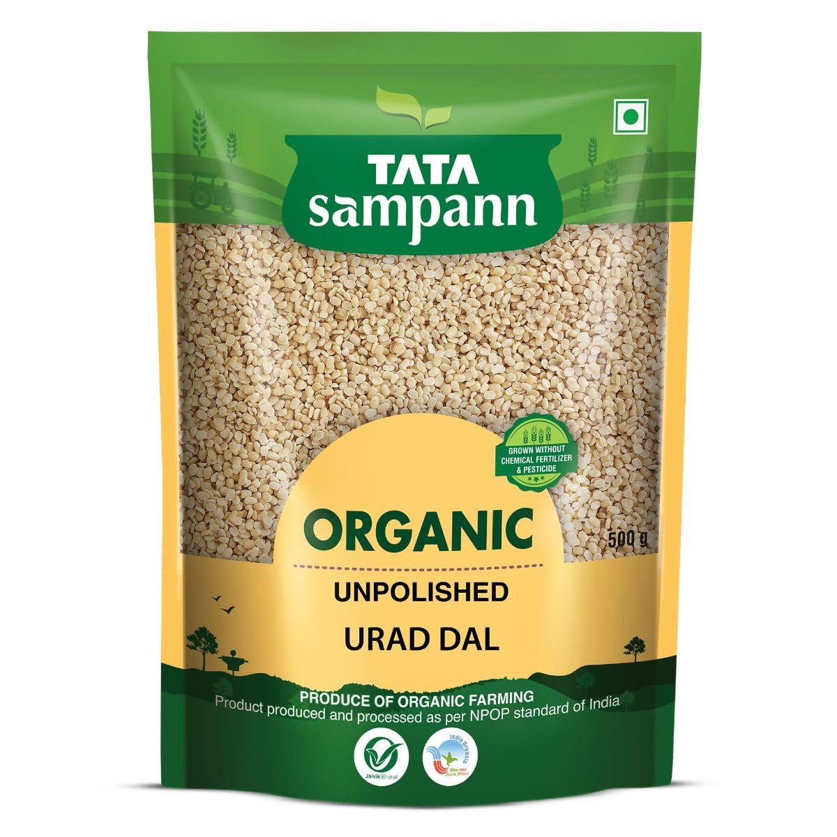 Tata Sampann Organic Urad Whole – 500 g