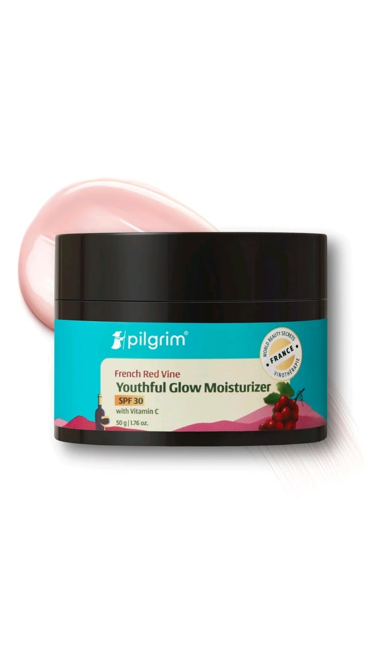 Pilgrim French Red Vine Youthful Glow Moisturizer – 50 g