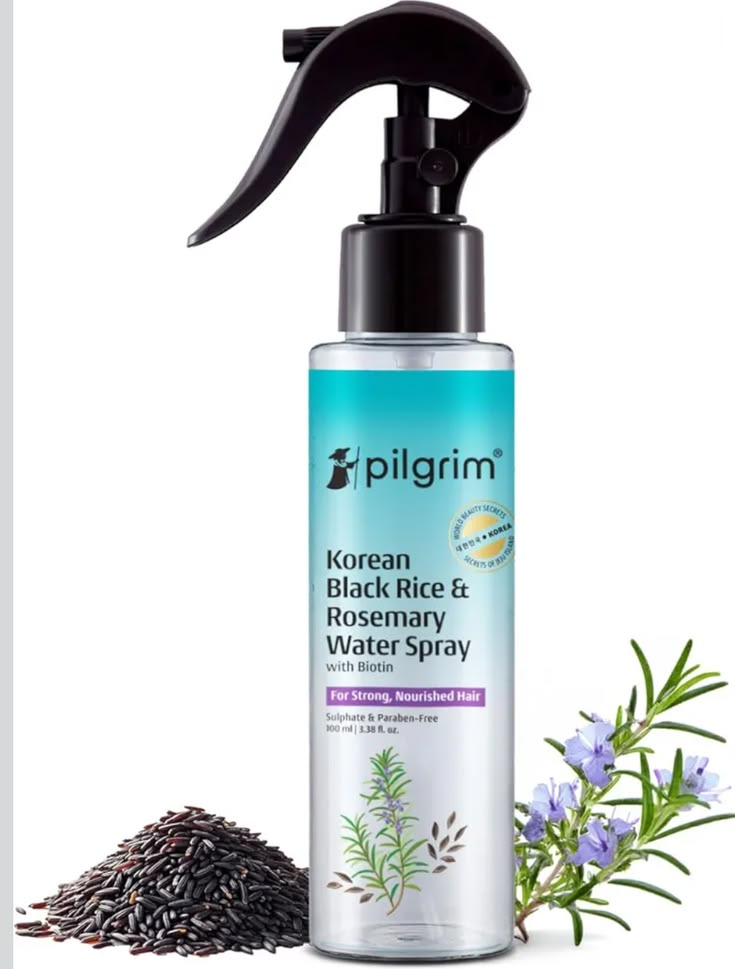 Korean Black Rice and Rosemary Water Spray