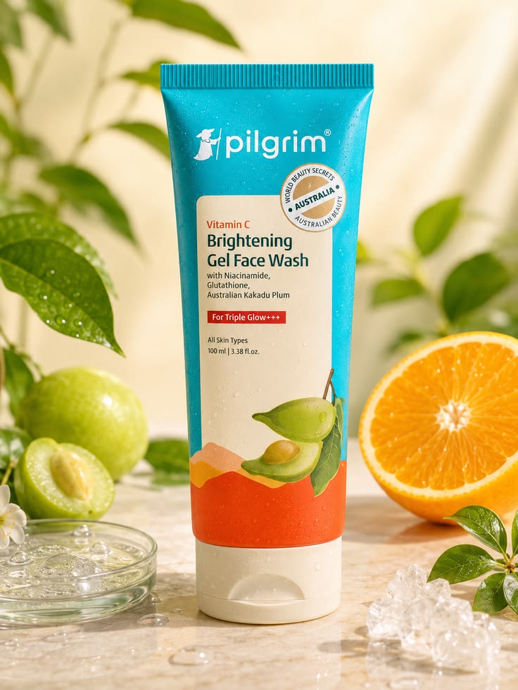 Pilgrim Vitamin C Brightening Gel Face Wash – 100 ml