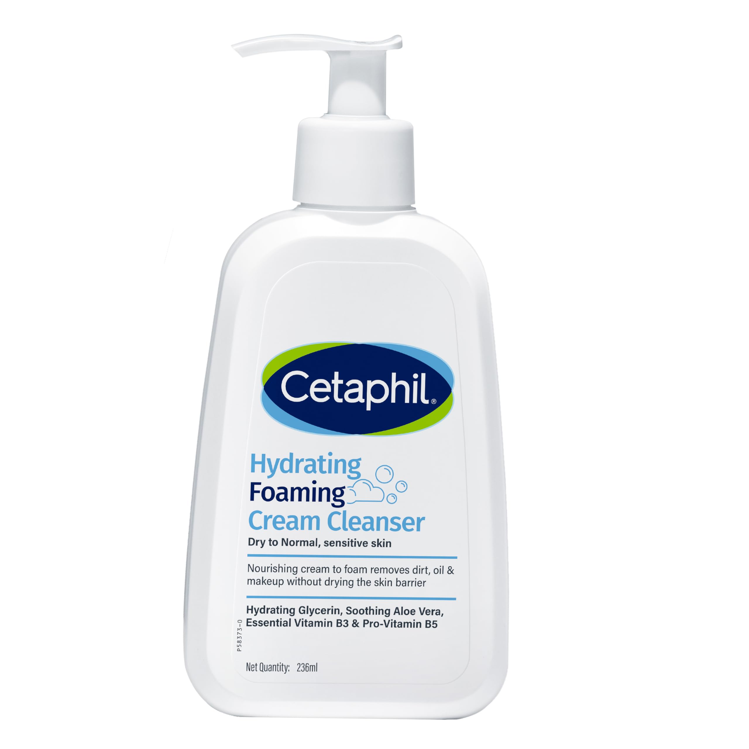 Cetaphil Hydrating Foaming Cream Cleanser – 236 ml