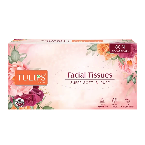 Premium Facial Tissues, 3 Ply
