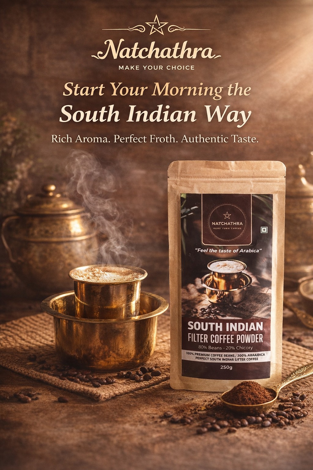 Filter Coffee Powder 70:30 250 G